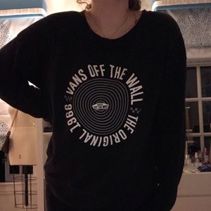 comfortable vans crew neck